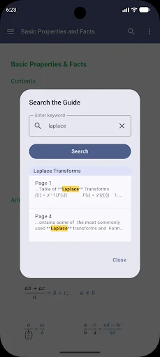 Calculus Quick Reference ডাউনলোড করুন – সেরা ক্যালকুলাস গাইড - Screenshot 3
