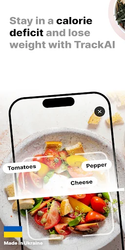 Calorie Counter: TrackAI ডাউনলোড করুন – সেরা ফুড স্ক্যানার ও ট্র্যাকার - Screenshot 1