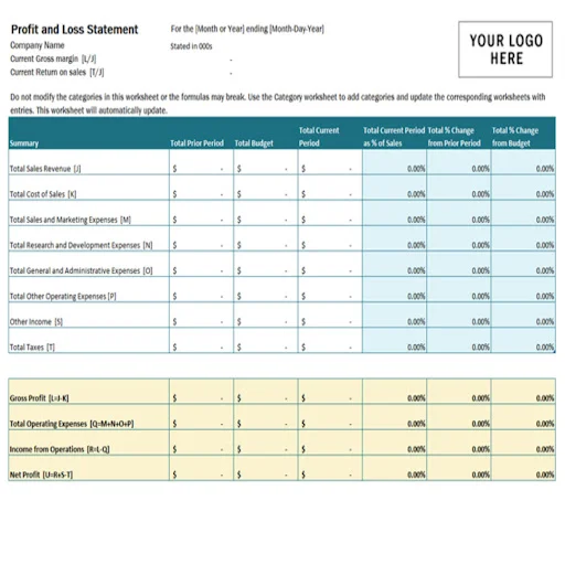 Financial Statement Templates ডাউনলোড করুন – পেশাদার আর্থিক হিসাবের সমাধান - Screenshot 19