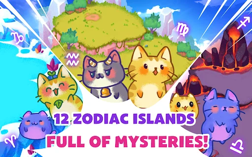 Meowtopia: Zodiac Cat Merge ডাউনলোড করুন – সেরা ক্যাট মার্জ গেম - Screenshot 19