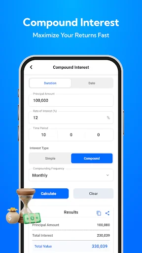 Loan Sa ডাউনলোড করুন – EMI, SIP এবং GST ক্যালকুলেটর অ্যাপ - Screenshot 6