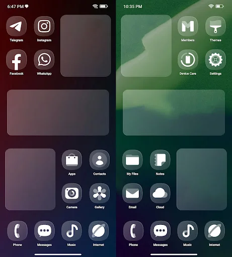 OneGlass 8 – Icon Pack ডাউনলোড করুন – আধুনিক ও মিনিমালিস্ট স্টাইল - Screenshot 21