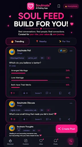 Soulmate – AI Dating App ডাউনলোড করুন – সেরা এআই ম্যাচমেকিং - Screenshot 7