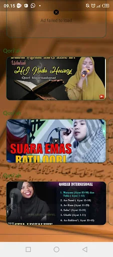 Qoriah Putri Internasional ডাউনলোড করুন – সেরা কোরআন তেলাওয়াত - Screenshot 28