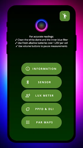 PPFD Meter ডাউনলোড করুন – সেরা গ্রো লাইট পরিমাপক অ্যাপ - Screenshot 1
