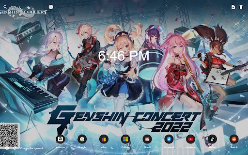Genshin Impact New Tab ডাউনলোড করুন – সেরা এইচডি ওয়ালপেপার - Screenshot 2