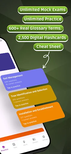 ISA Flashcards ডাউনলোড করুন – ISA সার্টিফাইড আরবোরিস্ট পরীক্ষার সেরা প্রস্তুতি - Screenshot 8