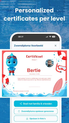 Zwemlesmaatje ডাউনলোড করুন – সাঁতার শেখার সেরা অ্যাপ - Screenshot 1
