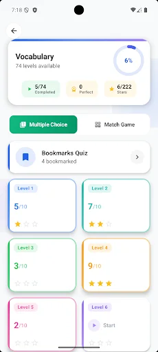 Vocabulary Builder ডাউনলোড করুন – ইংরেজি শব্দভাণ্ডার উন্নত করুন - Screenshot 5