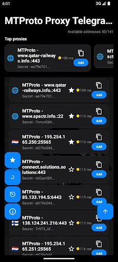 MTProto Proxy for Telegram ডাউনলোড করুন – দ্রুত এবং নিরাপদ সংযোগ - Screenshot 1
