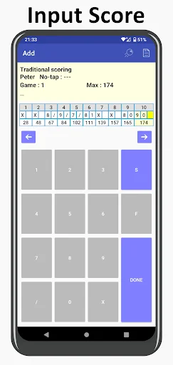 My Bowling Scoreboard ডাউনলোড করুন – সেরা বোলিং ট্র্যাকার - Screenshot 7