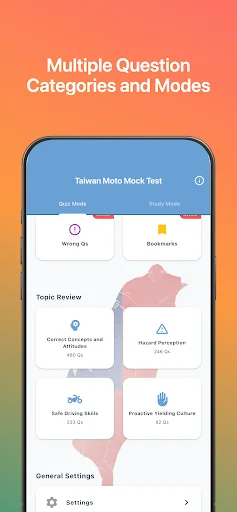 2026 Taiwan Motorcycle Test ডাউনলোড করুন – সম্পূর্ণ প্রশ্ন ব্যাংক - Screenshot 4