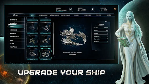 WarOrbit Space MMO ডাউনলোড করুন – সেরা রিয়েল-টাইম স্পেস শ্যুটার গেম - Screenshot 5