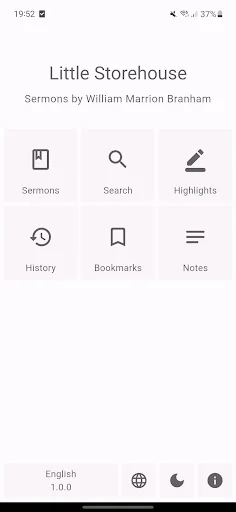 Little Storehouse ডাউনলোড করুন – উইলিয়াম ম্যারিয়ন ব্রানহামের ধর্মোপদেশ - Screenshot 1