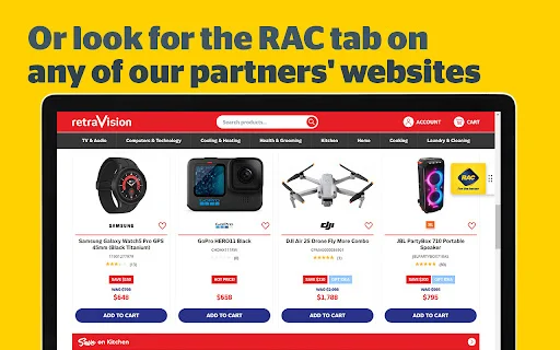 RAC Member Benefits ব্রাউজার এক্সটেনশন ডাউনলোড করুন – সেরা ডিসকাউন্ট - Screenshot 3