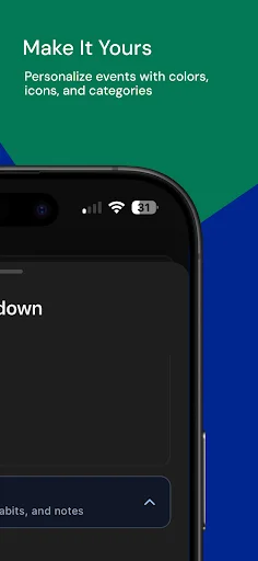 Countdown Timer & Events ডাউনলোড করুন – ইভেন্ট ট্র্যাকার ও রিমাইন্ডার - Screenshot 6