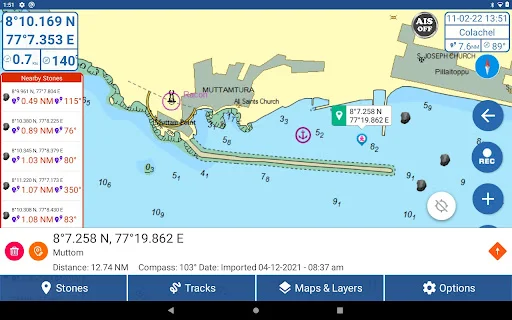 Kadal Map – Marine Navigation ডাউনলোড করুন – সেরা মেরিটাইম ট্র্যাকিং - Screenshot 16