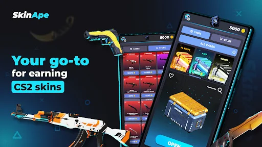 SkinApe CSGO ডাউনলোড করুন – বিনামূল্যে CS2 স্কিনস জিতুন - Screenshot 6