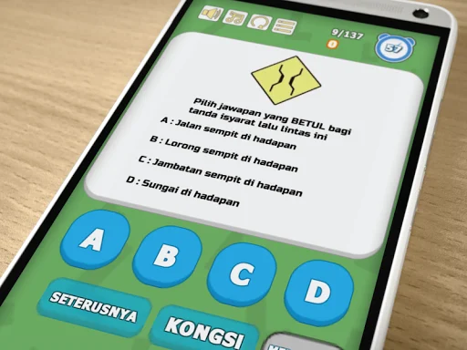 KPP Test Malaysia ডাউনলোড করুন – ২০২৬ সালের সেরা ড্রাইভিং থিওরি টেস্ট অ্যাপ - Screenshot 4