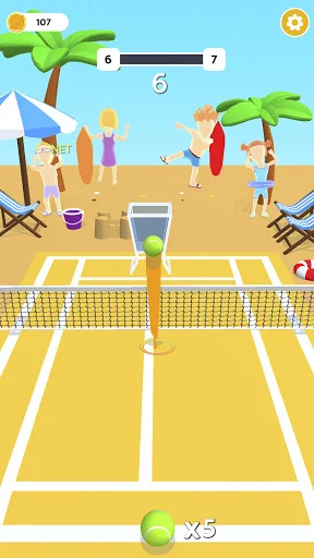 Tennis Bouncing Master 3D ডাউনলোড করুন – সেরা বল বাউন্সিং গেম - Screenshot 1