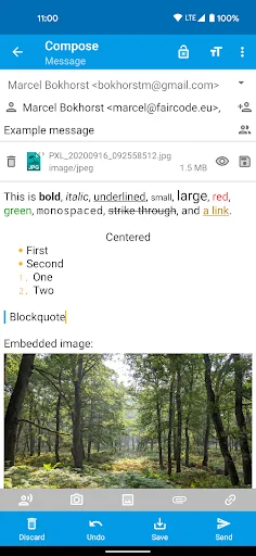 FairEmail ডাউনলোড করুন – নিরাপদ ও গোপনীয়তা বজায় রাখা ইমেইল অ্যাপ - Screenshot 24