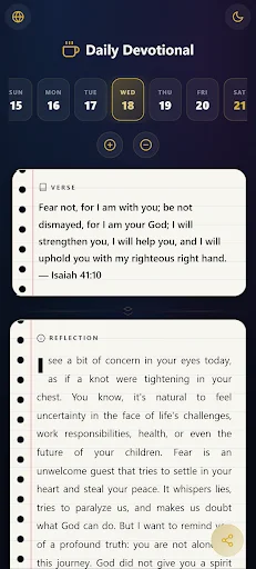 Daily Devotional অ্যাপ ডাউনলোড করুন – বাইবেল ভার্স ও প্রার্থনা - Screenshot 4