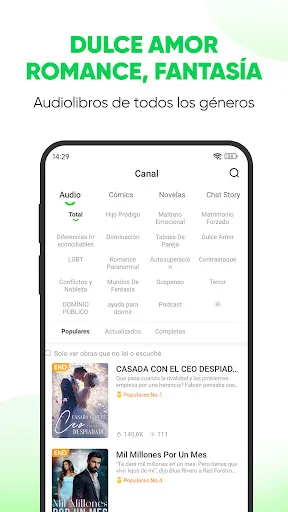 AudioToon ডাউনলোড করুন – অডিওবুক, ড্রামা এবং বই পড়ুন সেরা অ্যাপ - Screenshot 2