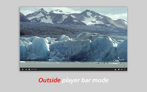 Outside YouTube Player Bar ডাউনলোড করুন – ভিডিওর প্লেয়ার বার সরিয়ে ফেলুন - Screenshot 2