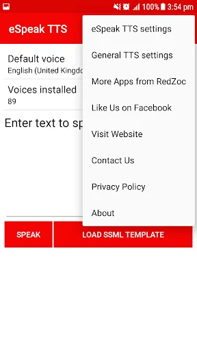 eSpeak NG Text-to-Speech ডাউনলোড করুন – ১০০+ ভাষায় কথা বলুন - Screenshot 4