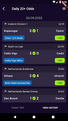 Multi Betting Tips ডাউনলোড করুন – সেরা স্পোর্টস প্রেডিকশন অ্যাপ - Screenshot 5