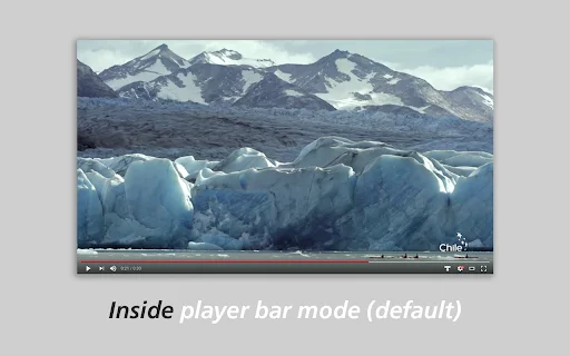 Outside YouTube Player Bar ডাউনলোড করুন – ভিডিওর প্লেয়ার বার সরিয়ে ফেলুন - Screenshot 3