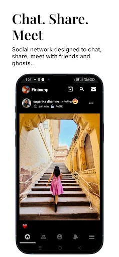 Finixapp ডাউনলোড করুন – নতুন বন্ধু তৈরি করুন এবং চ্যাট করুন - Screenshot 1