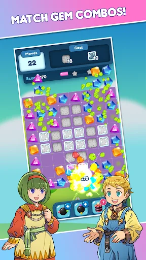 Gems Blast – Match Puzzle ডাউনলোড করুন – সেরা পাজল গেম - Screenshot 5