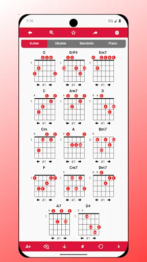 Music Book (Guitar Chords) ডাউনলোড করুন – অফলাইন কর্ড অ্যাপ - Screenshot 3