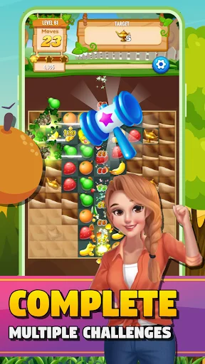 Sweet Fruit Match Puzzle Blast ডাউনলোড করুন – সেরা ফ্রুট পাজল গেম - Screenshot 26