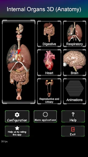 Internal Organs in 3D Anatomy ডাউনলোড করুন – সেরা অ্যানাটমি অ্যাপ - Screenshot 9