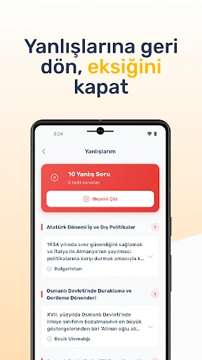 KPSS Tarih Sorular 2026 ডাউনলোড করুন – সেরা প্রস্তুতি অ্যাপ - Screenshot 7