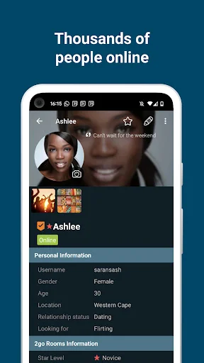 2go Chat ডাউনলোড করুন – নতুন বন্ধু ও চ্যাট রুমের জন্য সেরা অ্যাপ - Screenshot 8