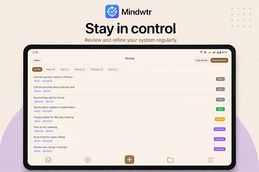 Mindwtr ডাউনলোড করুন – সেরা লোকাল-ফার্স্ট GTD টাস্ক ম্যানেজার - Screenshot 19