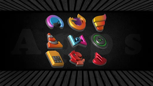 Auric Dark – 3D Icon Pack ডাউনলোড করুন – প্রিমিয়াম আইকন - Screenshot 24