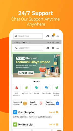 AsiaCommerce Easy Sourcing ডাউনলোড করুন – সেরা ই-কমার্স সমাধান - Screenshot 4