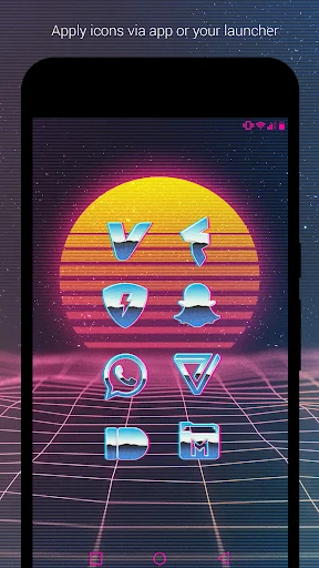 Rad Pack – 80’s Theme ডাউনলোড করুন – সেরা রেট্রো আইকন প্যাক - Screenshot 5