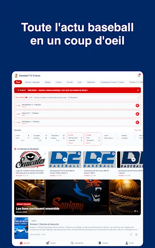 BaseBall TV France ডাউনলোড করুন – ফ্রান্সের বেসবল নিউজ আপডেট - Screenshot 9