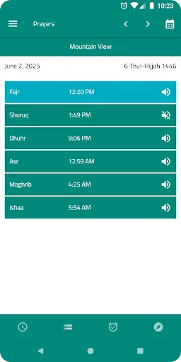 Salatimes Adhan ডাউনলোড করুন – সঠিক নামাজের সময় ও কিবলা - Screenshot 2