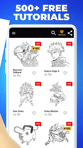 How to Draw Anime অ্যাপ ডাউনলোড করুন – অ্যানিমে আঁকা শিখুন ফ্রি - Screenshot 15