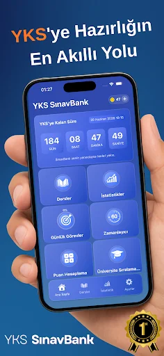 YKS SınavBank 2026 ডাউনলোড করুন – TYT AYT পরীক্ষার প্রস্তুতি সেরা অ্যাপ - Screenshot 1