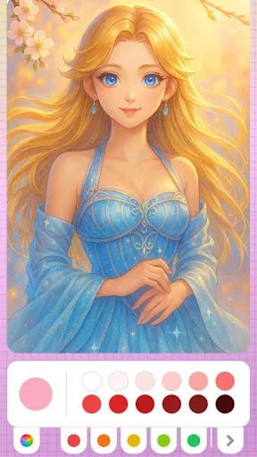 Princess Coloring Fairy Land ডাউনলোড করুন – জাদুকরী কালারিং গেম - Screenshot 2