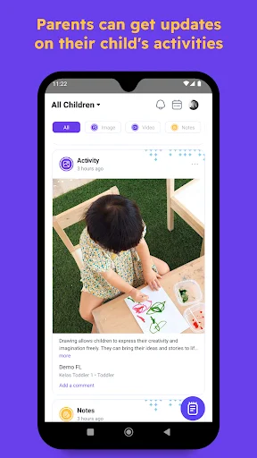 Fleedu: Child Care App ডাউনলোড করুন – প্রি-স্কুল ও ডে-কেয়ার ম্যানেজমেন্ট - Screenshot 1