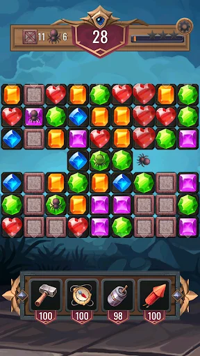 Diamond Dungeon Match 3 Games ডাউনলোড করুন – সেরা পাজল গেম - Screenshot 7