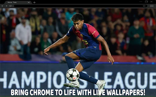 Lamine Yamal Iconic Ball Control Wallpaper – ডাউনলোড করুন - Screenshot 1